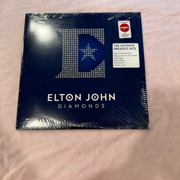 Target Elton John Diamonds Vinyl - Blue - Picture 1 of 4